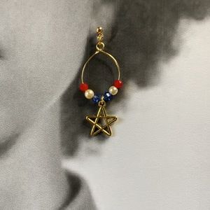 Handmade 🇺🇸 Red-White-Blue Earrings